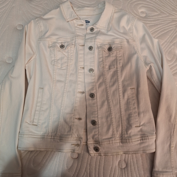Old navy white denim jacket - Picture 4 of 4